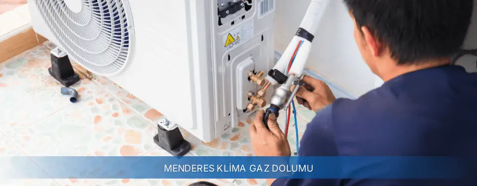 Menderes İlçemi General Electric Klima Gaz Dolumu